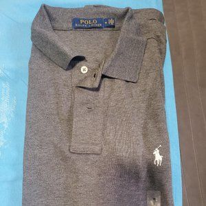 Heather Grey Ralph Lauren short sleeve Polo new. Unused